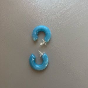 Small Sky Blue Earrings